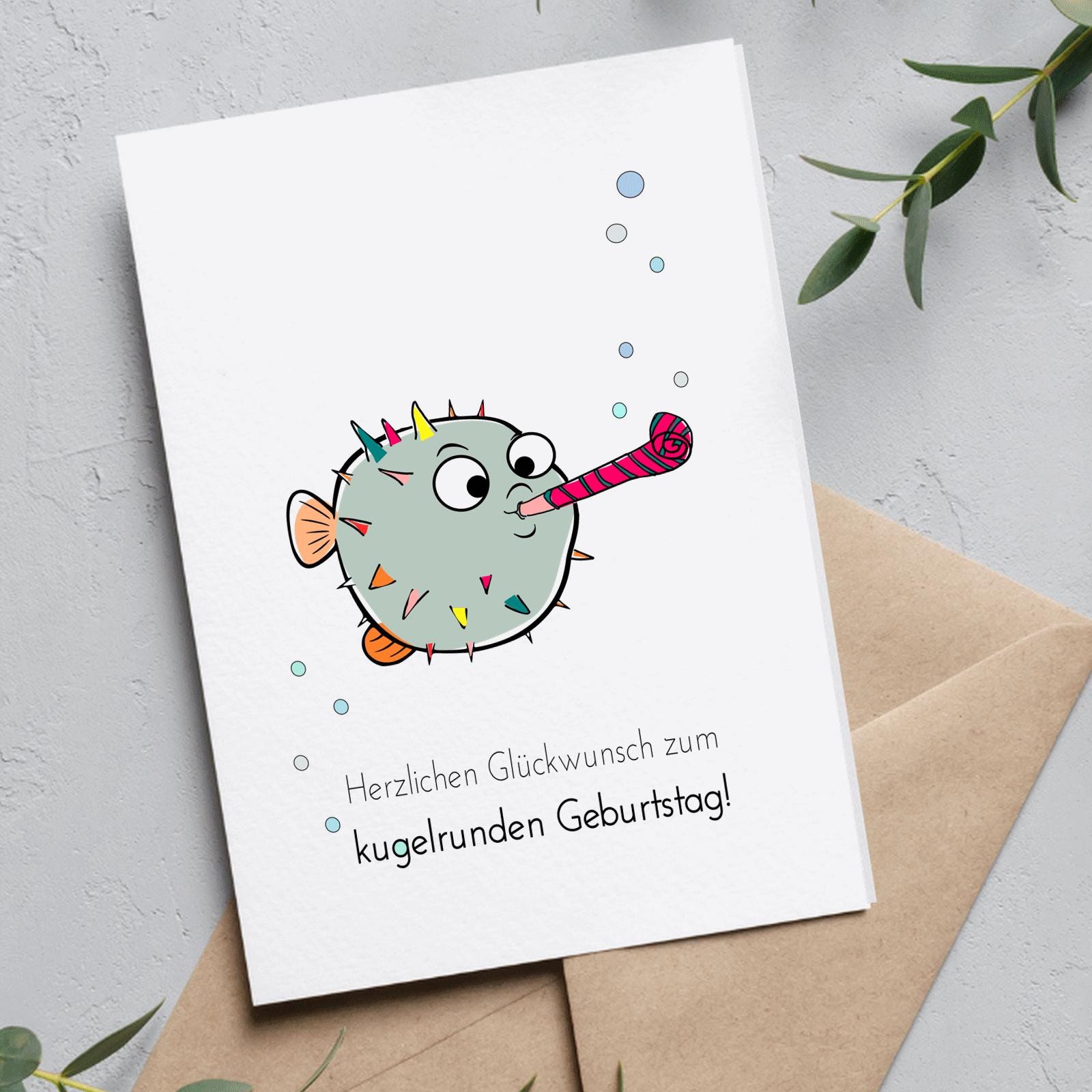 3 Lustige Glückwunschkarten Mit Umschlägen – Tiermotive, Quadratisch, Kraftpapier, Für Geburtstag & Feiern