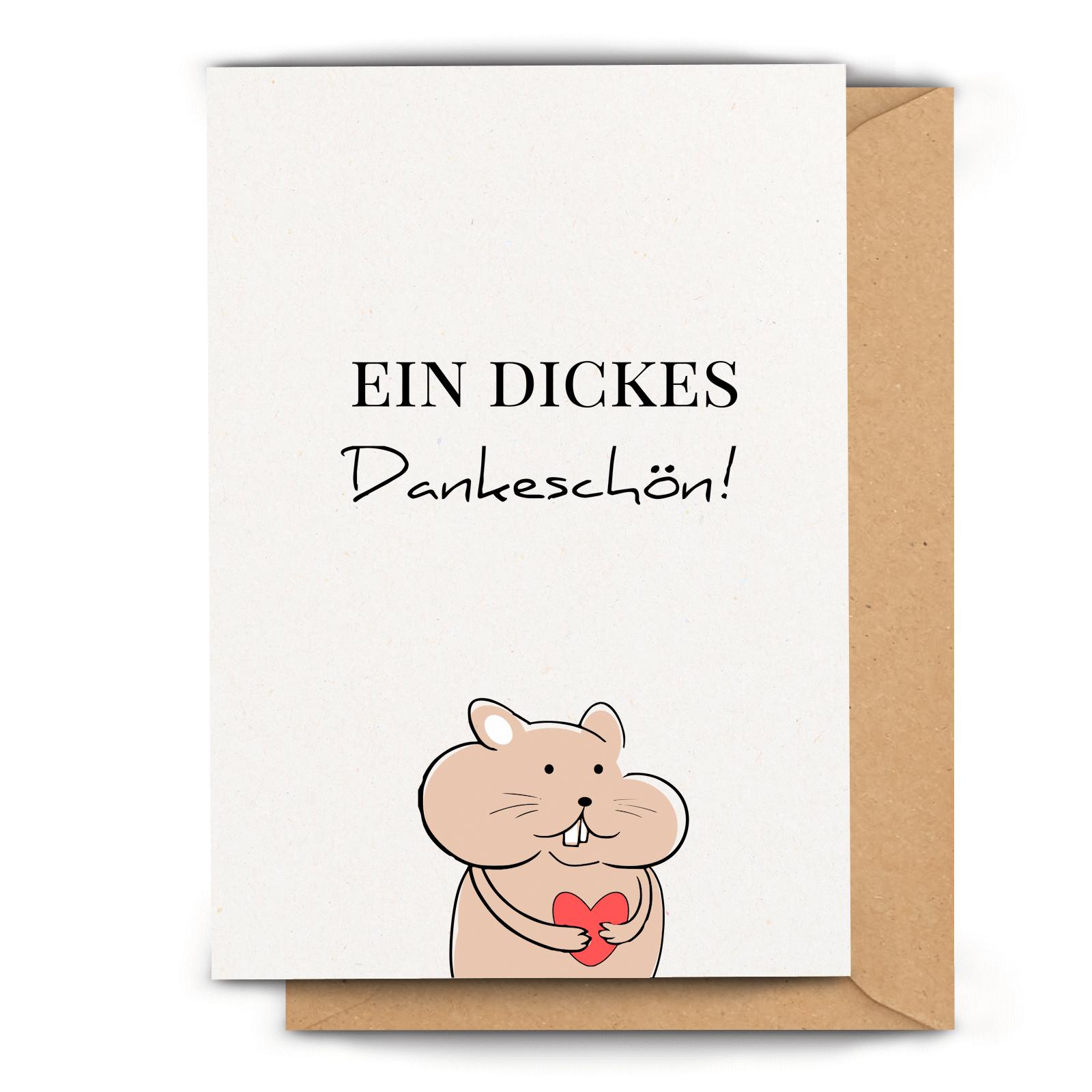 Fleure Esme Lustige Dankeskarten – Set Für Damen & Herren, Witzige Karten Für Jeden Anlass