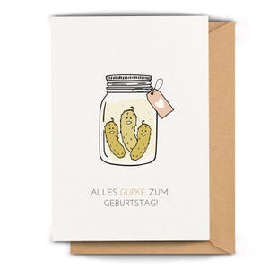 lustige Geburtstagskarte, Klappkarte zum Geburtstag