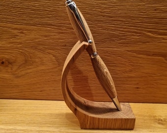 Kugelschreiber Holz Eiche Handmade Handgedrechselt Büro