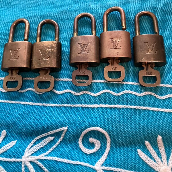 Vintage Authentic Louis Vuitton Lock & Key