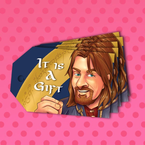 Lord of the Rings - Boromir "It is a Gift" Tag - PACK OF 5