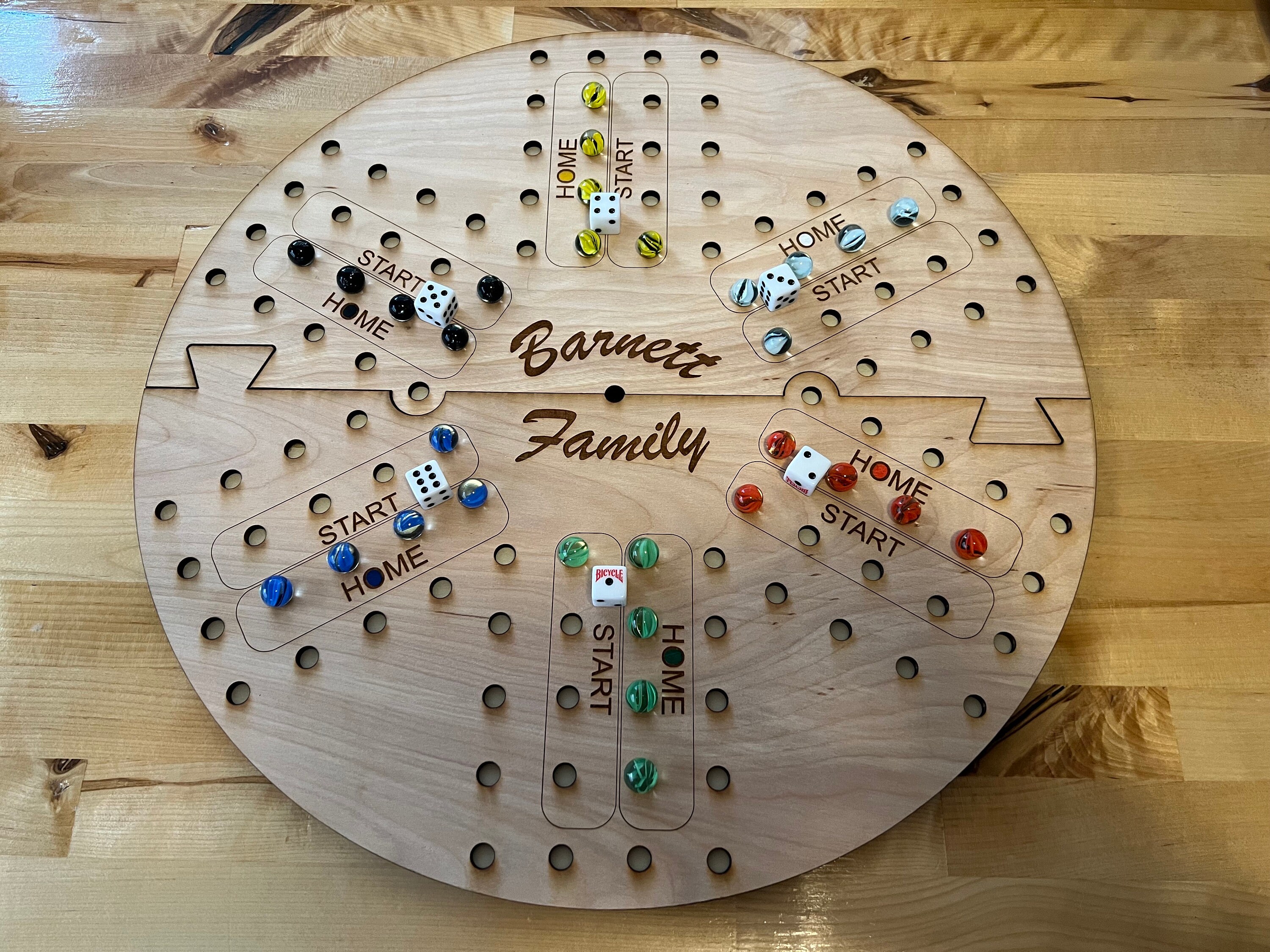 Wooden Aggravation Board Game