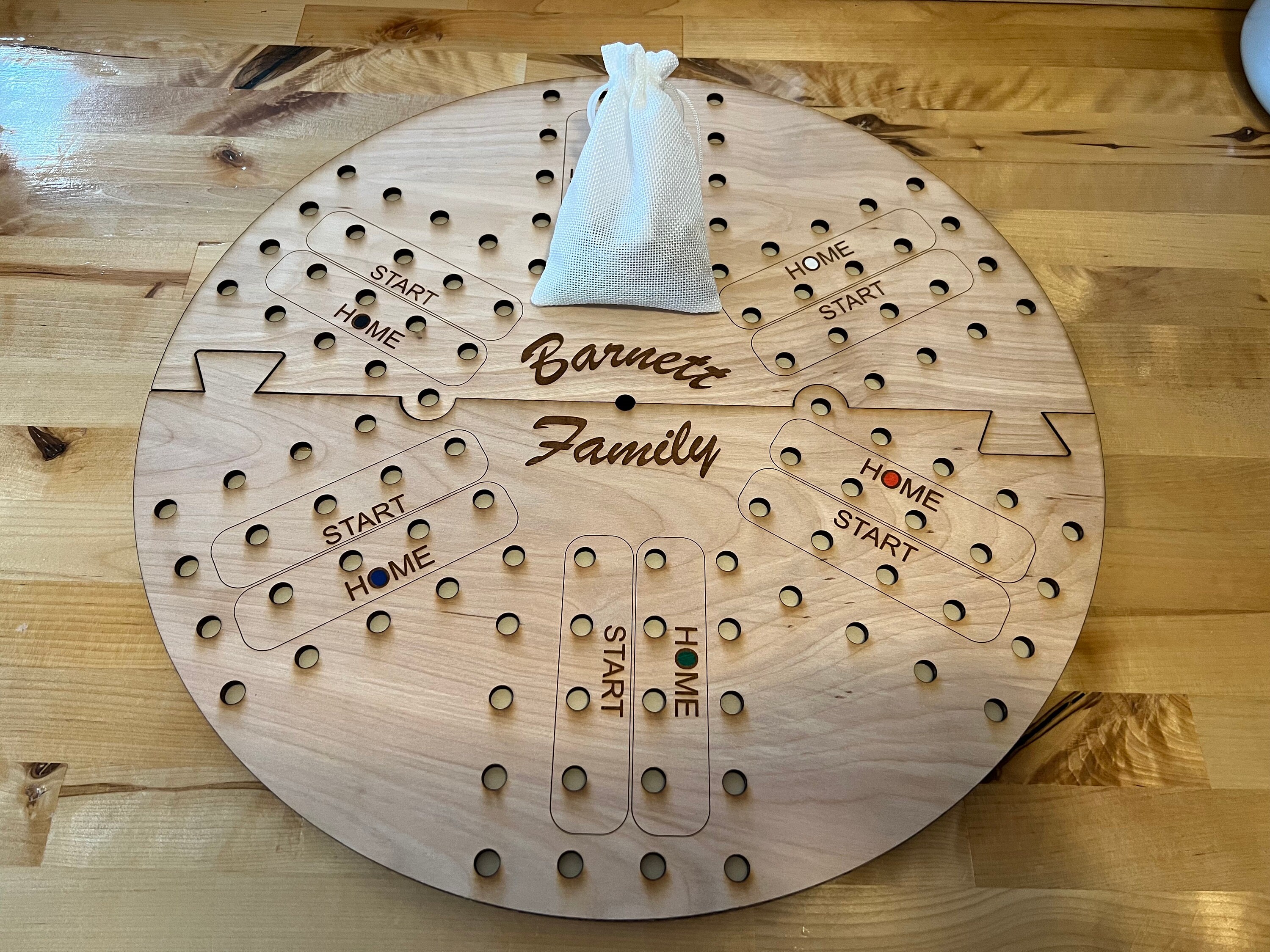 Wooden Aggravation Board Game Etsy
