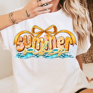 Summer Vibes PNG, Coquette Summer PNG, Retro Summer Png, Beach Png, Hello Summer Png, Summer Checkered Png, Summer Brushstroke Png