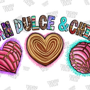 Pan Dulce And Chill Png, Cafetico Y Pan Dulce PNG, Sublimation Designs, Cafecito, Latina Png, Mexican Concha Bread, Cafecito y Chisme Png