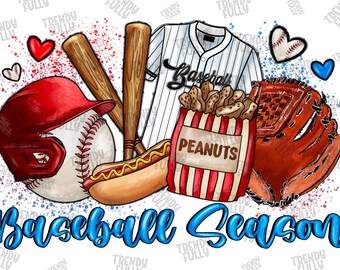 Baseball Season Png Sublimation Design, Baseball Png, Sport Png, Love Baseball Png, Baseball heart Png, Game Day Png, Digital Download