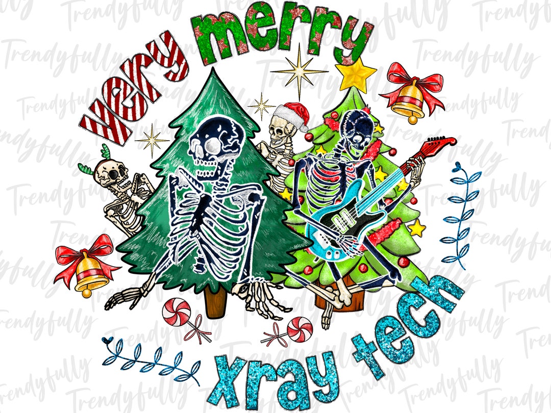 Very Merry Xray Tech Christmas Tree PNG, Xray Tech Png,radiology Png
