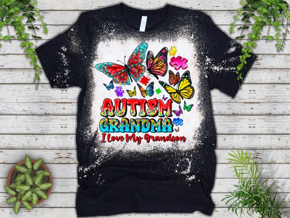 Autism Awareness Puzzle Piece Shirt Grandma Grandson Autism Awareness Puzzle Piece Shirt Grandma Grandson