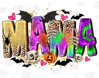 Halloween Mama Png Happy Halloween Png, Halloween Png, Spooky Mama Png, Pumpkin Mama Png, Spooky Season, Spooky Vibes Png,Digital Download
