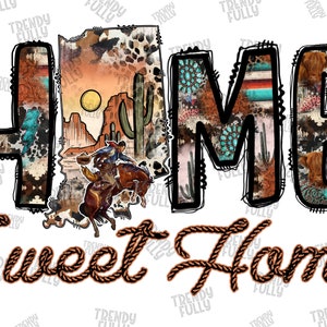 Home Sweet Home Png File, Cactus Png, Indiana PNG, Rodeo, Western, Home Indiana Png, Indiana Map, Digital Download, Sublimation Designs