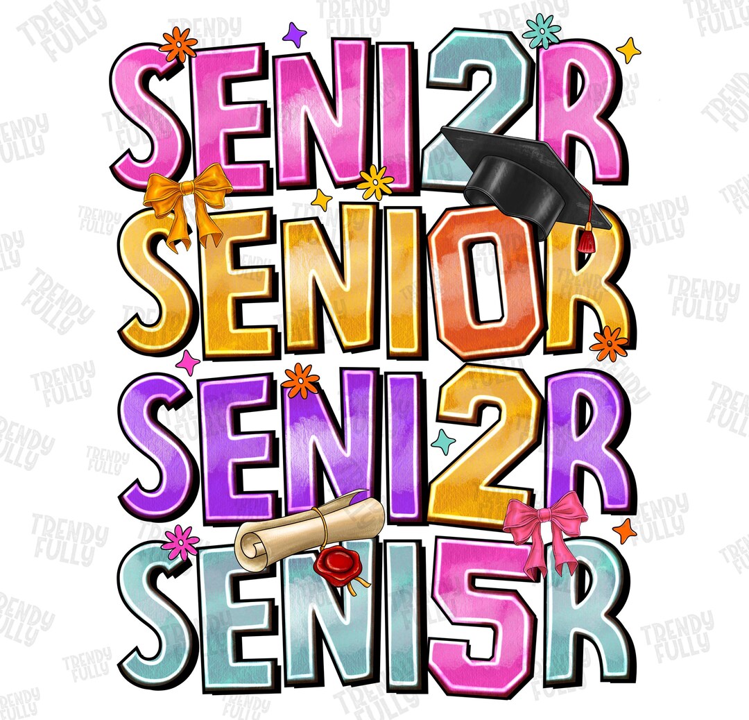 Coquette,senior 2025 PNG, Bow Png, Senior 2025 Png, Class of 2025 Png