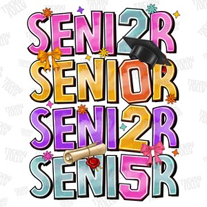 Coquette,Senior 2025 PNG, Bow png, Senior 2025 png, Class of 2025 png, Graduation 2025 png, Sublimation Designs Downloads, Digital Download