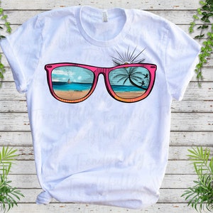 Beach Glasses, I Love Summer PNG File, Glasses, Beach Summer,Beach Please Designs,Beach Png,Sublimation Designs Downloads,Digital Download image 2