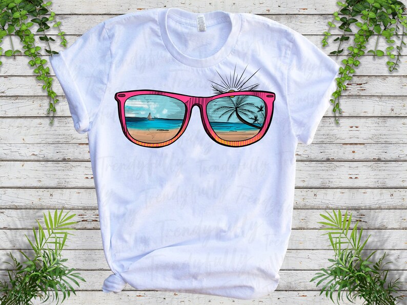 Beach Glasses, I Love Summer PNG File, Glasses, Beach Summer,Beach Please Designs,Beach Png,Sublimation Designs Downloads,Digital Download image 2