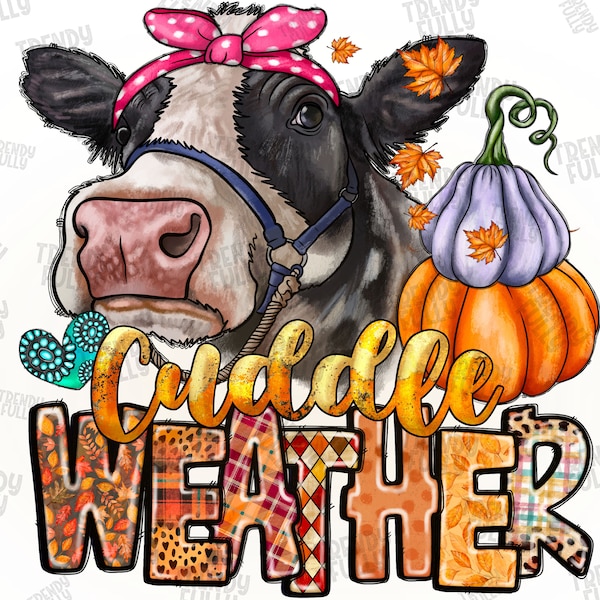 Cuddle Weather Cute Cow Png Sublimation Design, Fall Png, Fall Vibes Png, Hello Fall Png, Pumpkin Png, Fall Leaves Png, Digital Download