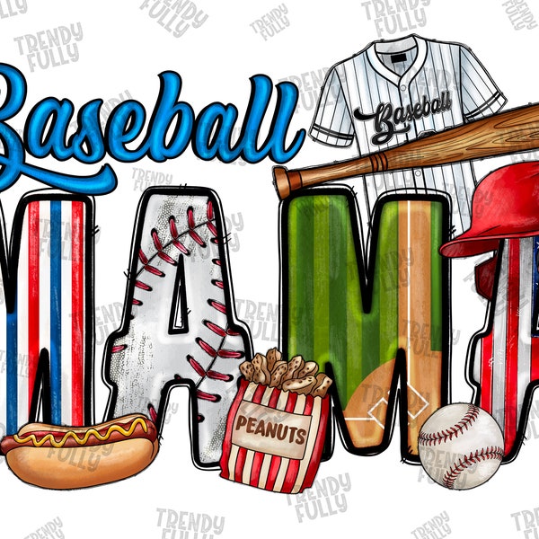 Baseball Mom, Baseball Clipart, Transparent PNG file for sublimation, Baseball Mama Png, Baseball Shirt Design, Baseball Mom png, Baseball