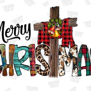 Merry Christmas Png, Christmas Png, Cross Png, Digital Download, Christmas Cross Sublimation, Sublimation Designs Downloads, PNG Files