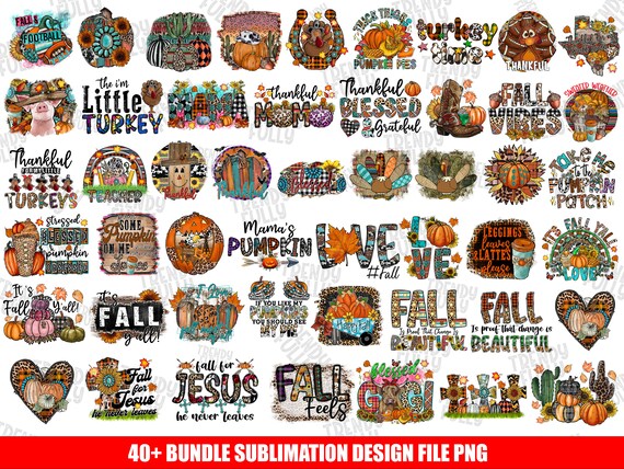 Fall Bundle Png, Pumpkin Spice Junkie Png, Fall For Jesus, Cowhide, Western PNG, Thankful PNG, Sublimation Designs, Digital Download, Fall