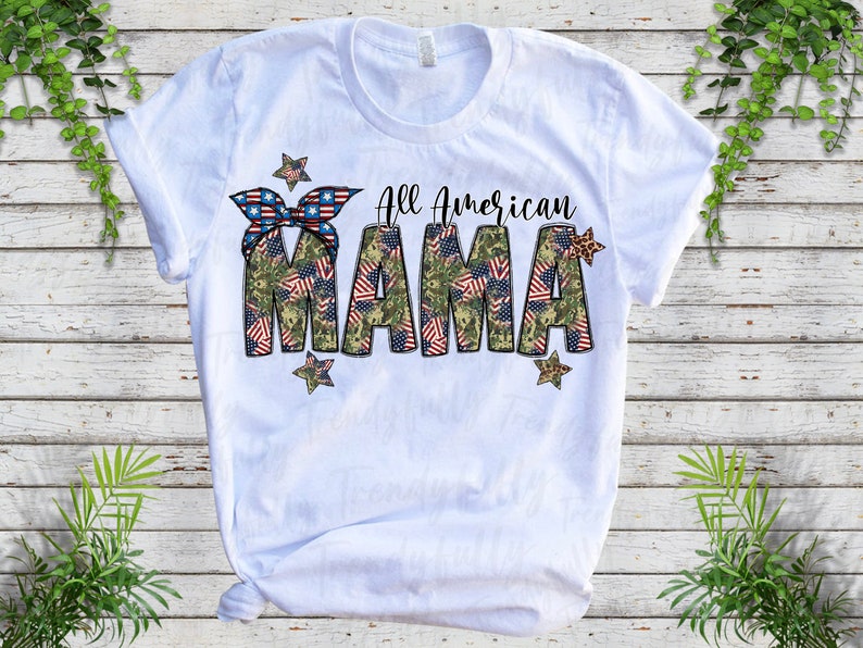 All American Mama Png, 4th of July PNG File, Happy 4th of July ...