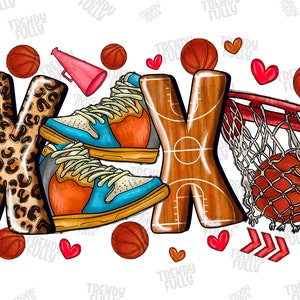 Xoxo Basketball Png, Valentine Basketball Png, Basketball, Valentine&#39;s Day Png, Basketball Valentine, Digital Download,Sublimation Design