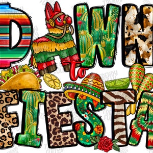 Down Fiesta Png, Let's fiesta png, sublimation design, Mexican png,Cinco De Mayo,Mexico png,Mexican festival png,Fiesta png,Digital download