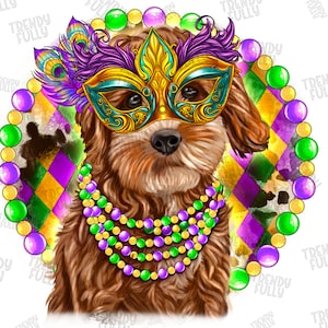mardi gras dog embroidery designs