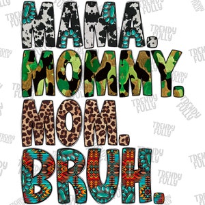 Mama Mommy Mom Bruh Engraved Tumblers - LemonsAreBlue