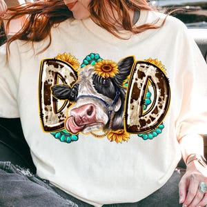 Cow Dad PNG,Western Dad Sublimation,Farm Dad Shirt Design,Turquoise Cowhide Dad PNG,Country Dad Png,Cow Print Dad Sublimation