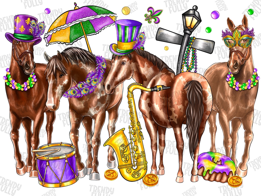mobile al mardi gras horse