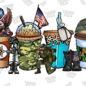 Army Drink Png, Army Png, Camouflage, Soldier, Army Coffee, Coffee Png, American Design, Soldier Boots, Sublimation Design, Digital Download