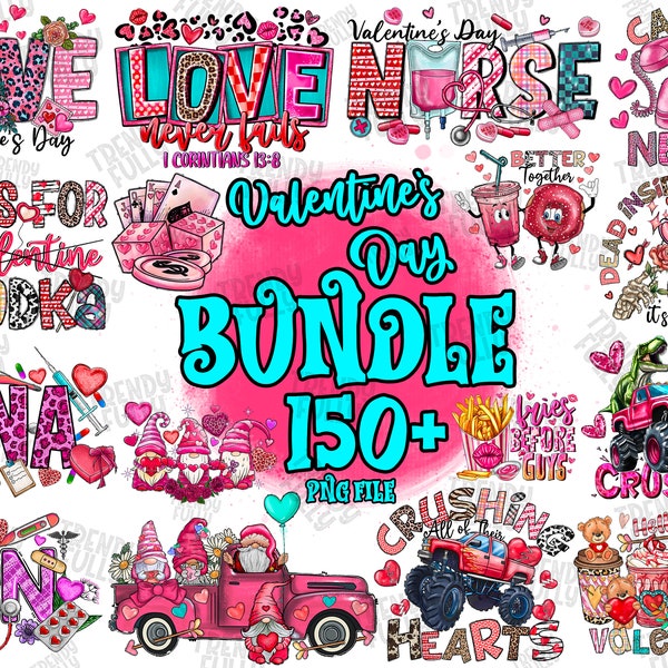 150+ Valentines Png Bundle, Retro Valentine Png, Valentine's Day Png, Sublimate Design, Funny Valentine's Png, Bundle Designs, Digital PNG