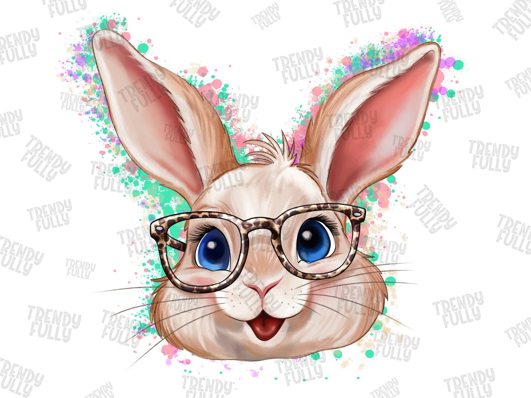 Rabbit Watercolor Png Sublimation Design Download, Easter Bunny Png ...