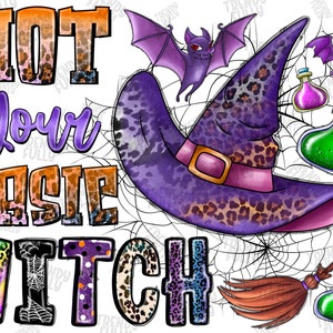 Not Your Basic Witch png sublimation design, Basic Witch png, Halloween png, Halloween Hat, Western, Gemstone Turquoise, Digital download