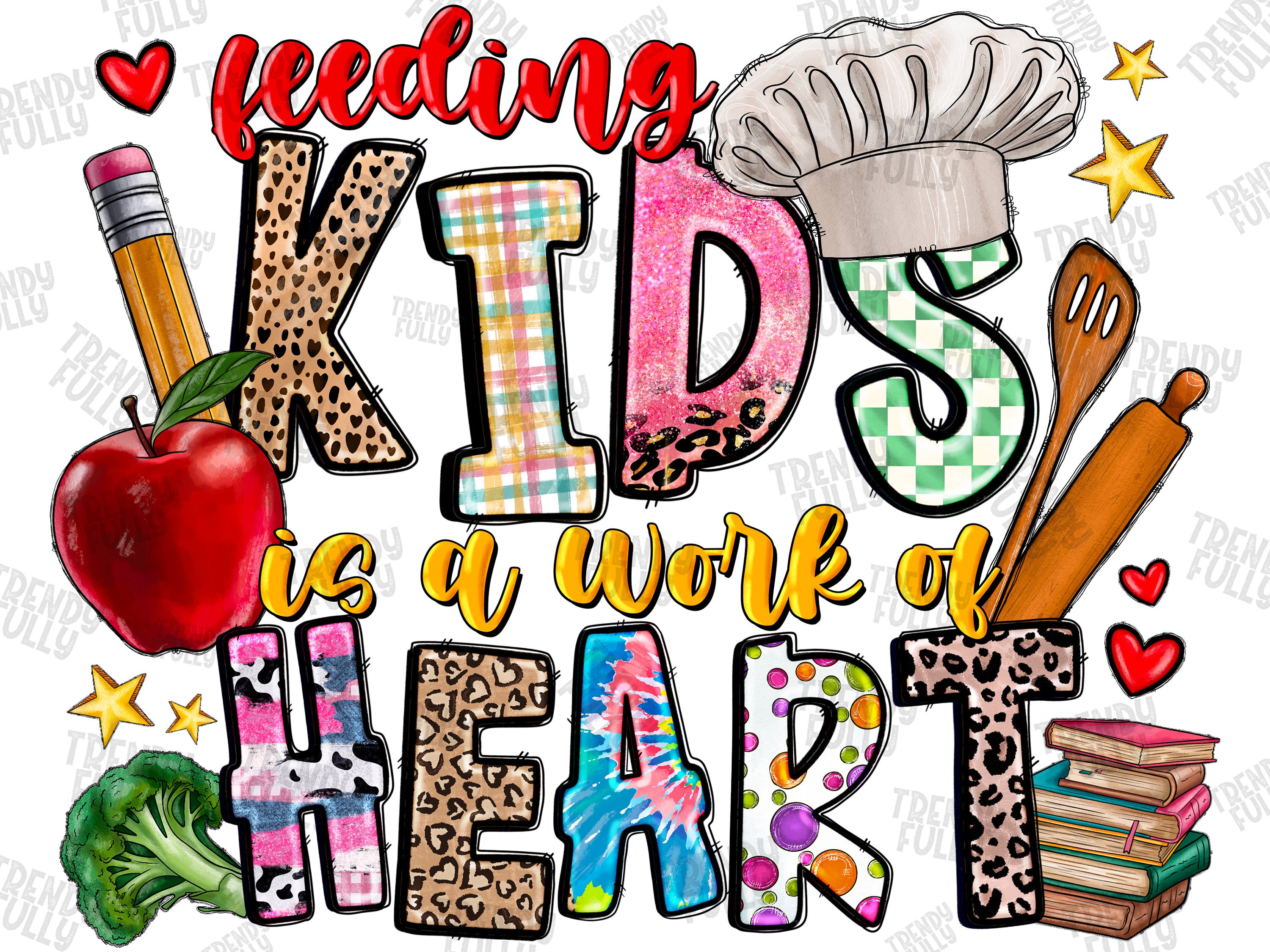 Feeding Kids is A Work of Heart Png, Cafeteria Worker, Student