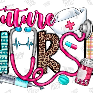 Future Nurse PNG, Nurse Design Png, Nursing Student Png, Nurse Life Png, Digital Download, Nurse Hat, Western Nurse Png, Nurse Life Design