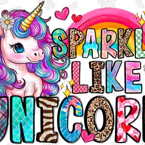 Sparkle Like A Unicorn png sublimation design download, cute Unicorn png, hand drawn Unicorn png, Unicorn png, sublimate designs download