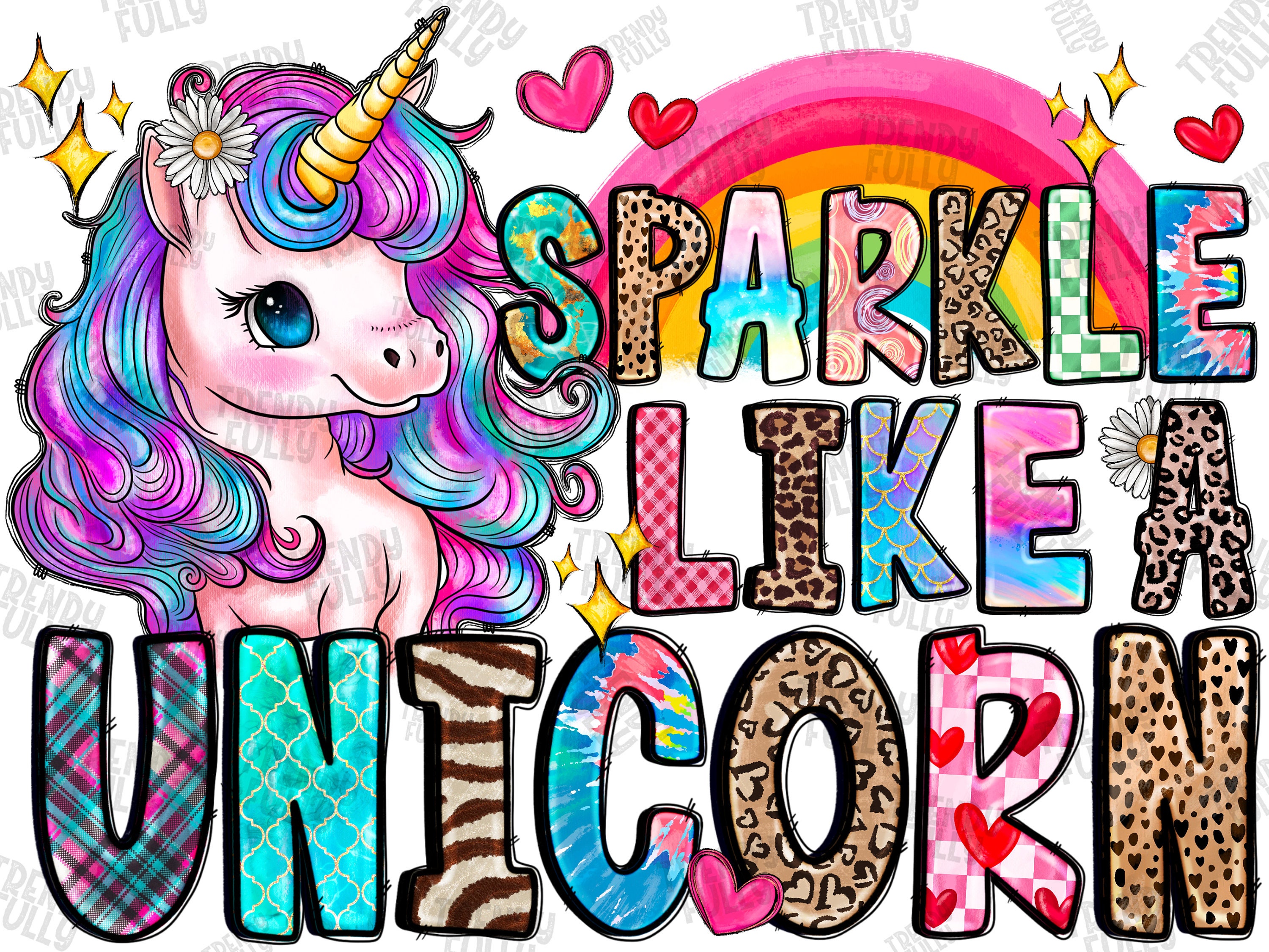 Sparkle Like A Unicorn Png Sublimation Design Download, Cute