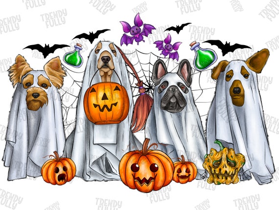 Happy halloween store dogs