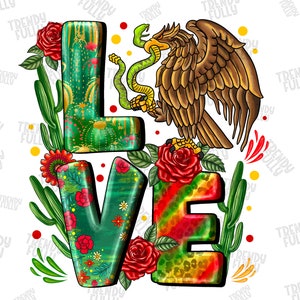 Love Mexico png sublimation design download, cinco de mayo png, Mexico png, Mexican flag png, Mexican png, sublimate designs download
