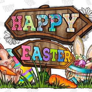 Happy Easter Png, Sublimation Design, Easter Png, Happy Easter Png, Easter Life Png, Easter Day Png,Bunny Easter Png,Digital Download