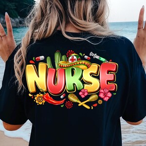 Funny Cinco De Mayo Nurse Png, Fiesta Party Png, Mexican Celebration Png, Nurse Life Png, Cinco de Mayo Png, Mexico Nurse Png, Mexico Png