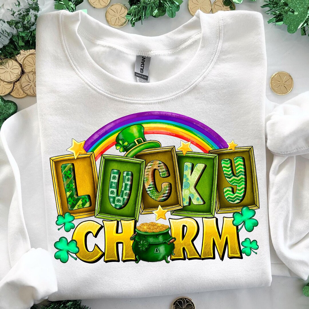 st patricks day rainbow art