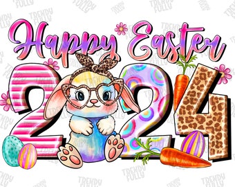 Happy Easter 2024 Png, Sublimation Design Download, Happy Easter Day png, Easter life png, Easter Egg png, sublimate designs download