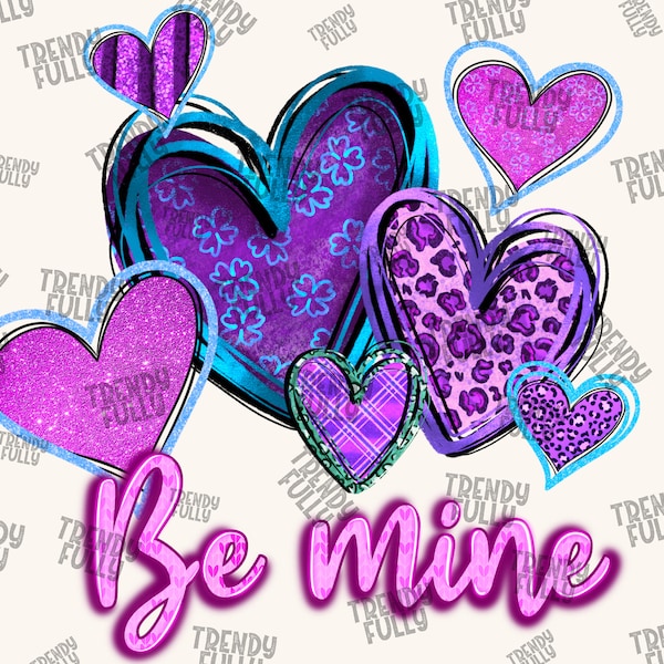 Valentines Day Western Hearts Be Mine Png Sublimation Design, Valentines Day Png, Be Mine Png, Western Hearts Be Mine Png, Digital Download