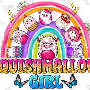 Squishmallow Girl Png, Cute Squishmallow Png, Squishmallow Birthday, Squishmallow Princess, Squishmallows,Digital Download,Sublimate designs