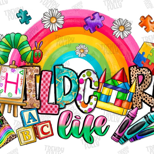 Childcare Life Png Sublimation Design, Childcare Png, Childcare Equipment Png, Children Life Png, Kindergarten Life Png, Digital Download