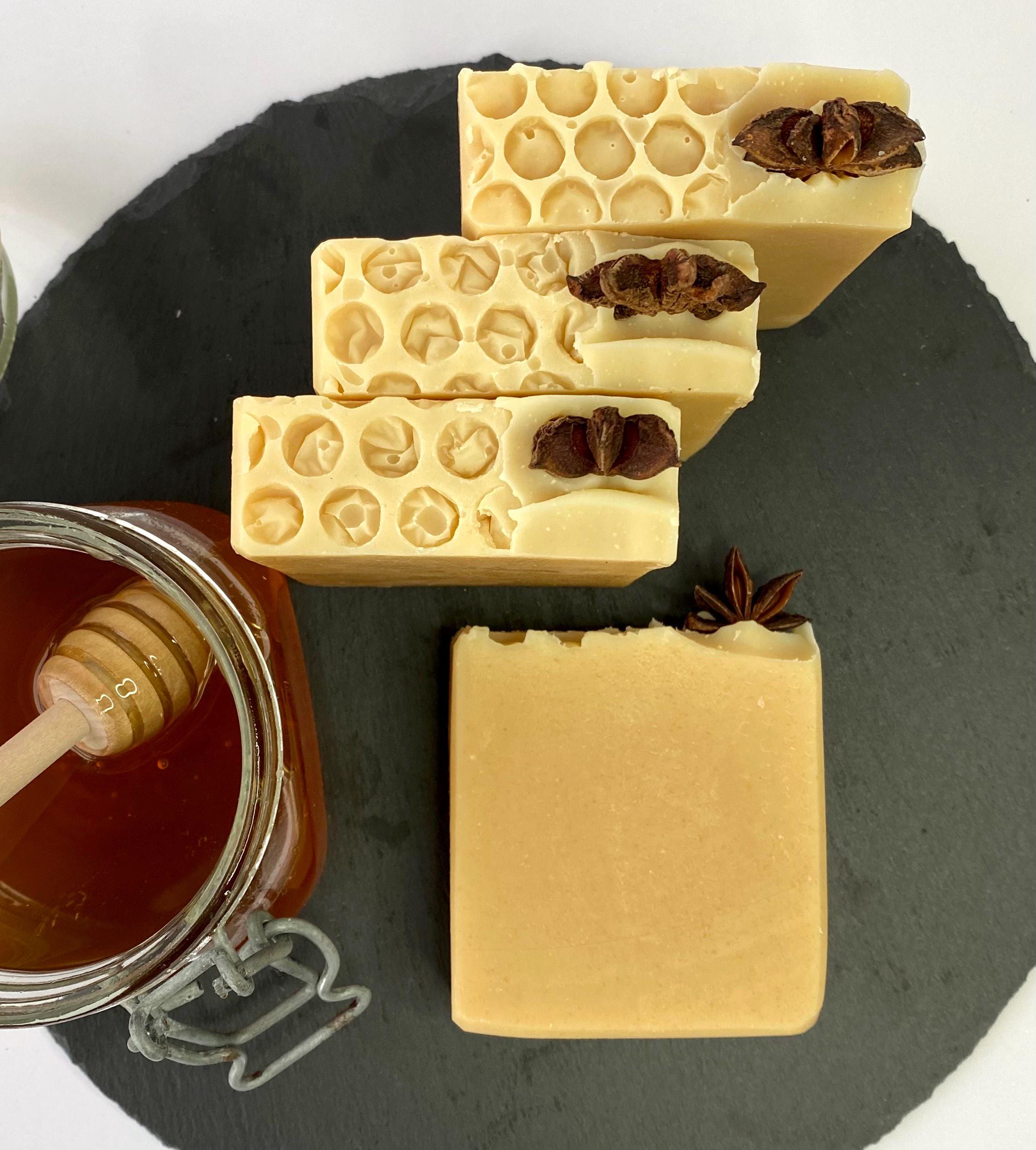 Honey and Milk Soap, Cold Process Soap, Artisan Soap,hand Soap
