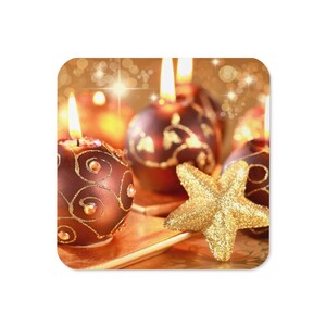 Christmas Cork-back coaster