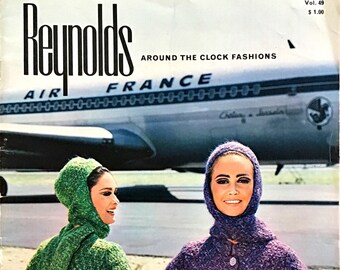 Reynolds Around the Clock Fashions – Vintage Knitting Pattern eBook – 1950s Couture Fashion – PDF Instant Download